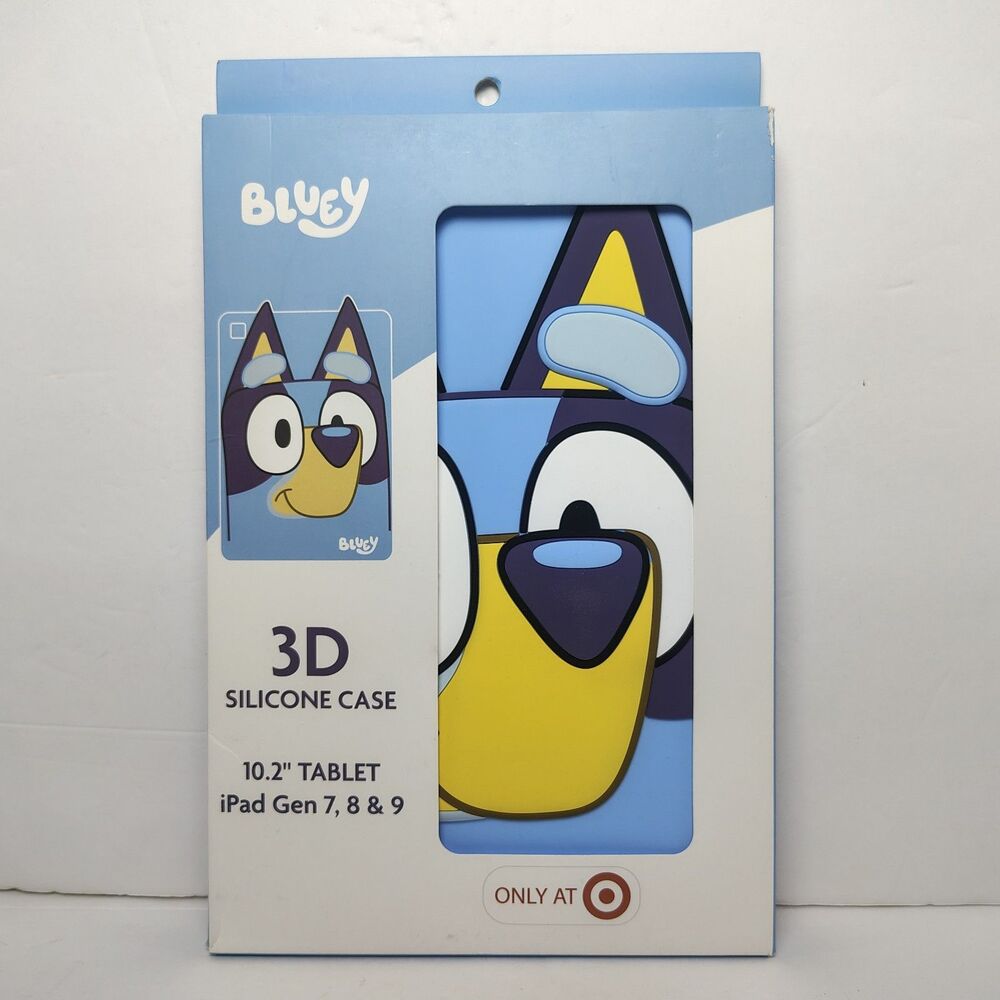 Komotion Bluey 3D Silicone 10.2" Tablet Case iPad Gen 7, 8 & 9